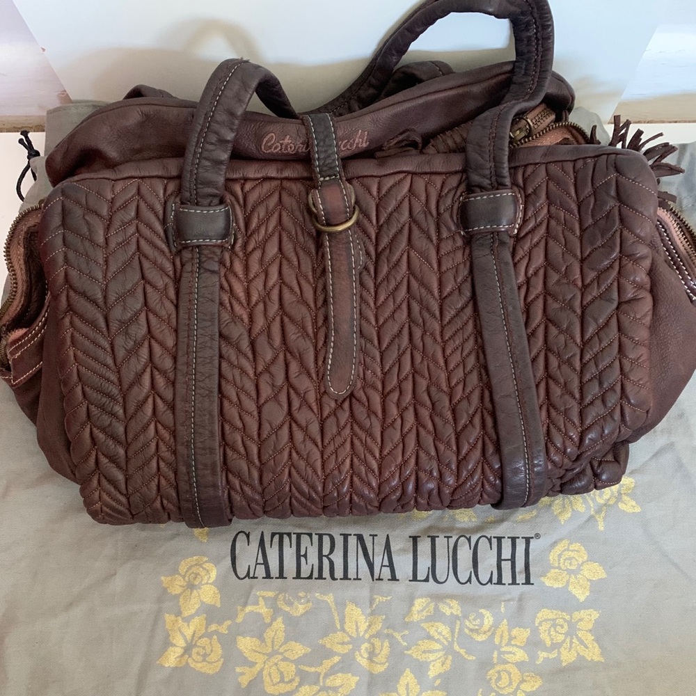 Camerina Lucchi leather bag